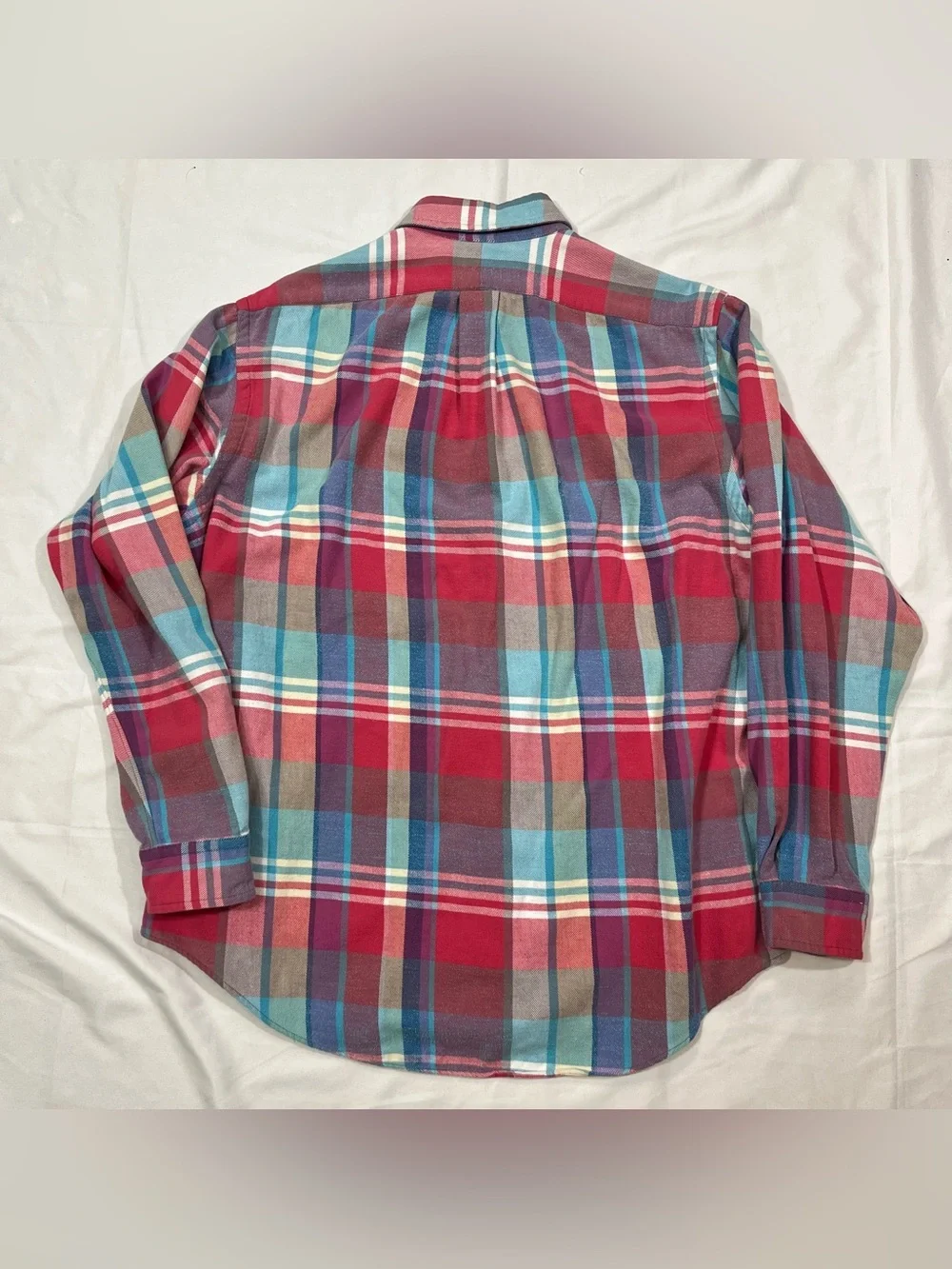 Vintage Polo Ralph Lauren Men’s Plaid Long Sleeve Button Down Shirt XL